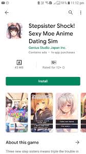 App information of tap roulette pro shock my friends simulator: Stepsister Shock Sexy Moe Anime Dating Sim Platinmods Com Android Ios Mods Mobile Games Apps
