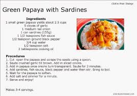 There Are A Number Of Filipino Vegetable Recipes Out There That Uses Green Papaya As An Ingredient I Remember Growin Vegetable Recipes Sardine Recipes Recipes