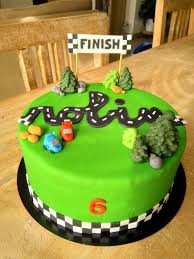 Gateau Pate A Sucre Racing Course De Voiture Gateau Pate A Sucre Gateau Anniversaire Gateau