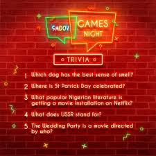 The more questions you get correct here, the more random knowledge you have is your brain big enough to g. Trivia Archives Promos In Nigeria