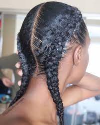 Guess Who S Back My Two Braids I Needed A Quick Style To Do This Morning So I Just Braided On Freshly W Curly Hair Styles Natural Hair Styles Hair Styles