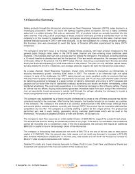 Formulate plans to acquire another brokerage. Infomercial Business Plan Executive Summary Sample Plan Llc