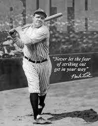 Jack roosevelt robinson was an american professional baseball player who became the first black athlete to play major 2. 12 Inspiring Quotes About Fear Baseball Inspirational Quotes Babe Ruth Baseball Quotes