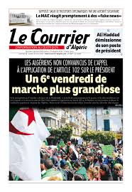 Calameo Le Courrier D Algerie Du Samedi 30 Mars 2019