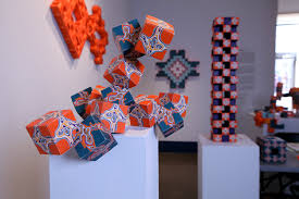 Create your own unique greeting on a fractal card from zazzle. U S C Exhibit Shows Fractals Built From Paper The New York Times