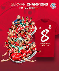 Diferença entre o primeiro e o quinto colocado na bundesliga é de 13 pontos. Bayern De Munique Lanca Camiseta Comemorativa Pelo Titulo Alemao 2019 2020 Mantos Do Futebol