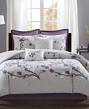 Comforter sets in queen, king and other mattress sizes can give your room a fresh look with one simple change. Purple Comforter Sets Bed In A Bag Queen King More Macy S