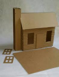 Putz Style Maisons Grande Cabine Bricolage Fabrication De Boite En Carton Maison En Carton Et Maisons De Papier