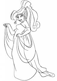 Hercules girlfriend beautiful megara coloring pages to color, print and download for free along with bunch of favorite hercules coloring page for kids. Top 40 Printable Princess Coloring Pages