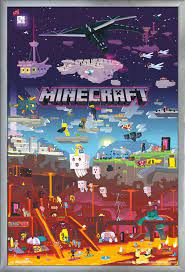 Trends International Gaming Framed Poster Walmart Com In 2021 Minecraft Posters Minecraft Wallpaper Minecraft Drawings