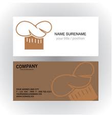Get catering personalized business cards or make your own from scratch! Catering Business Cards Vector Images Over 390