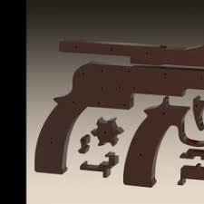 Download Rubber Band Gun Dxf File 3d Models Stlfinder