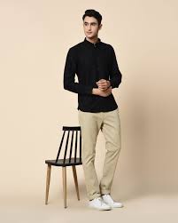 Ivan Casual Shirt In Black Blackberrys Clothing