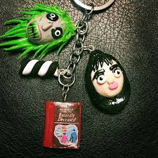 Wow, i'm impressed and all you gotta do is say my name three times three times in a row it must be spoken unbroken ready? Beetlejuice Beetlejuice Beetlejuice Beetlejuice Polymer Clay Charm Handbook For The Recently Deceased Lydia Polymer Clay Charms Clay Charms Beetlejuice