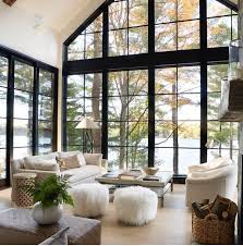 Large Windows Light And Airy Living Room Open Concept Window Wall Airy Concep Open Living Room Design House Design Dream House