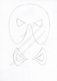 Pin on crafts / search for diy face mask filetype:pdf on google. Mask Template