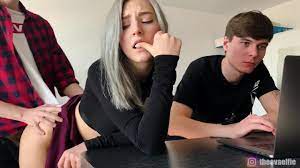 Eva Elfie Fucks Cuckold's Friend Behind His Back (cheating, facial)