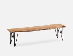 Solid Acacia Wood Bench Structube Reno Wood Bench Vintage Style Chairs Coffee Table Wood