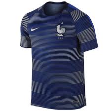 France vintage match worn reynald pedros 10 adidas equipment sweden 1993 xl. France Football Team Pre Match Training Shirt 2016 17 Nike Sportingplus Net
