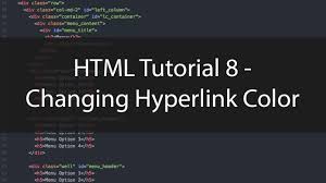 The route will steer you clear of most of the problems caused by differences between different brands and versions of browsers. Html Tutorial 8 Changing Hyperlink Color Youtube