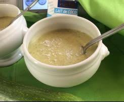 Veloute De Courgettes Exotique Chaud Ou Froid Recette Thermomix Recette Recette Veloute Courgette