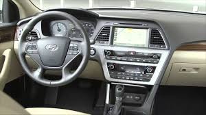 2015 hyundai sonata hybrid limited. 2016 Hyundai Sonata Hybrid Interior Design Trailer Automototv Youtube
