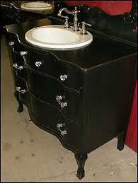 Black Bathroom Vanity With Sink Black Bathroom Vanity Google Search Shabby Chic Bathroom Gothic Bathroom Shabby Chic Room