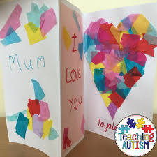 When it comes to the themes that inspire mother's day card ideas, flowers are the most common. Mother S Day Card I Love You To Pieces Teaching Autism