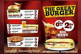 Burger Fast Food Menu Restaurant Psd Fast Food Menu Food Food Menu Template