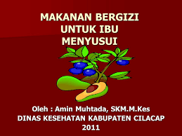 Hal ini kerana, bagi menghasilkan susu. Makanan Bergizi Untuk Ibu Menyusui Oleh Amin Muhtada Skm M Kes Dinas Kesehatan Kabupaten Cilacap Ppt Download