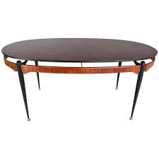 20th Century Italian Oval Dining Table 1950s Oval Table Dining Dining Table Circular Dining Table