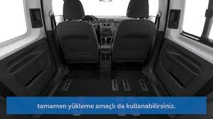 Volkswagen Caddy Nin Arka Koltuklari Nasil Katlanip Cikarilir Youtube