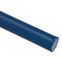 Techflex® Flexo® PET Expandable Braided Sleeving - 3/4" Inside Diameter -  25' Long Spool - Blue