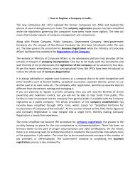 Company act 1956  it is the most important piece of legislation that empowers the central government to regulate the formation 6. How To Register Business In India Enterslice By Company Enterslice Issuu