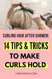 Curling Hair After Shower 14 Tips And Tricks To Make Curls Hold Curled Hairstyles Hair Products Online Healthy Hair Tips