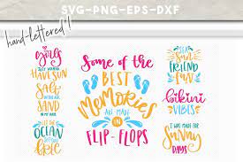 Download Free Summer Svg Bundle Summer Quotes Handlettered Cut Files Crafter File