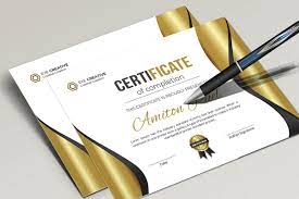 Modern Certificate Template 70853 Certificate Templates Certificate Design Templates