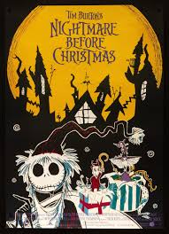 Posters of the nightmare before christmas spoofs. The Nightmare Before Christmas Movie Poster German A1 23x33 Original Vintage Movie Poster