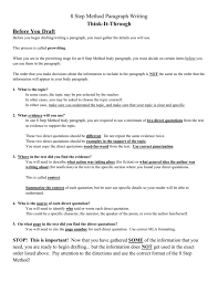 Sign in with your username and password to your cengagebrain account. 8 Step Method Paragraph Writing