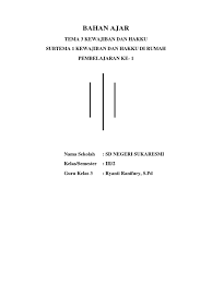 Tanda birama lagu jika ibuku tua nanti adalah …. T 1 2 Bahan Ajar Kelas 3 Tema Kewajiban Dan Hakku
