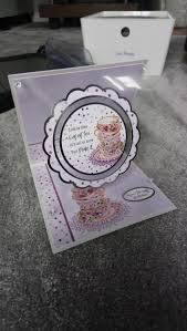 This way, the candy can be taken out without destroying the box. Made Using Hunkydory Easel Card With Acetate Acetate Cards Card Making Easel Cards