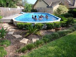 Top 112 Diy Above Ground Pool Ideas On A Budget Https Freshoom Com 6203 Top 112 Backyard Pool Landscaping Above Ground Pool Landscaping Pool Landscape Design