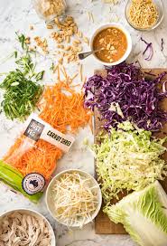 Chinese Chicken Salad With Asian Peanut Salad Dressing Recipe Chinese Chicken Salad Peanut Salad Dressings Peanut Salad