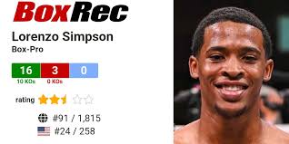 BoxRec: Lorenzo Simpson