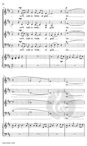 Fields of gold (lead sheet with lyrics ). Fields Of Gold Sting Noten Fur Gemischten Chor