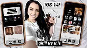 The ios 14 iphone and ipad wallpaper images come in three versions, each with their own dark variant. Aesthetic Ios 14 Tutorial Must Do Easy Step By Step Themed Iphone Background Youtube