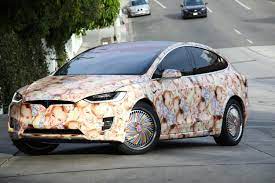Looking for a good deal on jojo siwas? Jojo Siwa S Car Is Covered Entirely With Pictures Of Her Own Face