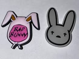 They also come with some cool jibbitz — those little charms you can put in the holes of your crocs. Crocs New Bad Bunny Croc Shoe Charms Curtsy