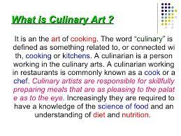 Culinary Art Kitchen Operation