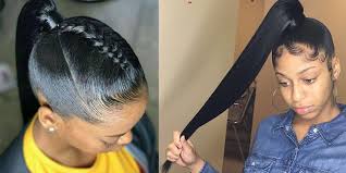 25+ straight hairstyles for short hair that'll increase… short natural hairstyles for black women with round faces. Straight Up Hairstyles For Black Woman Novocom Top